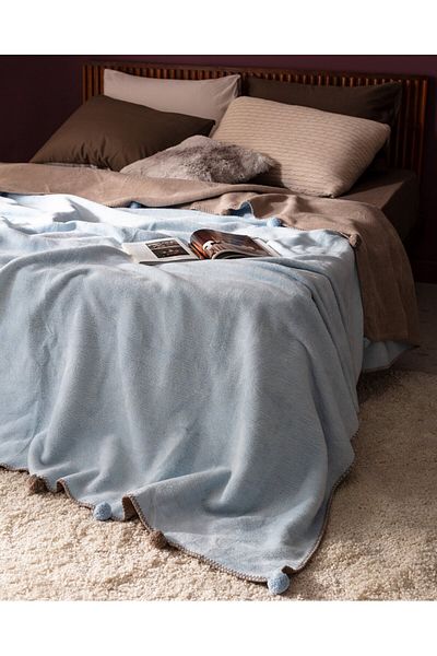 Madame Coco Foche Jacquard-Baumwolldecke