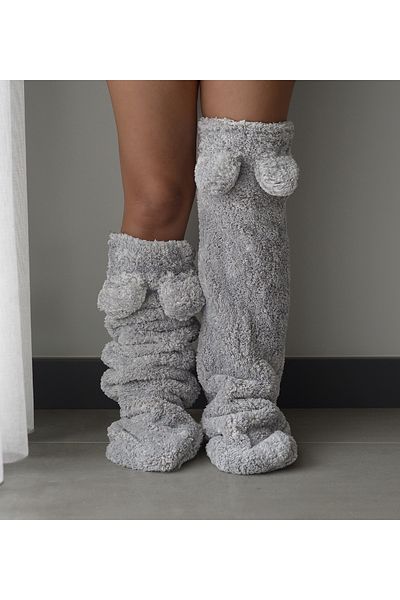 Özgüner Oyuncak Pabtex Long over Knee Warm Plush Soft Socks