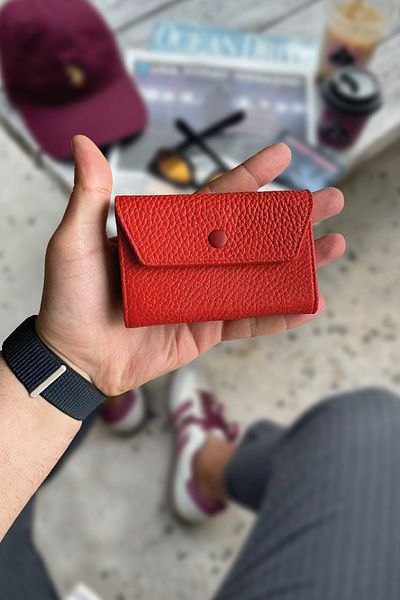 LETERRA GENUINE LEATHER ACCORDION CARD HOLDER