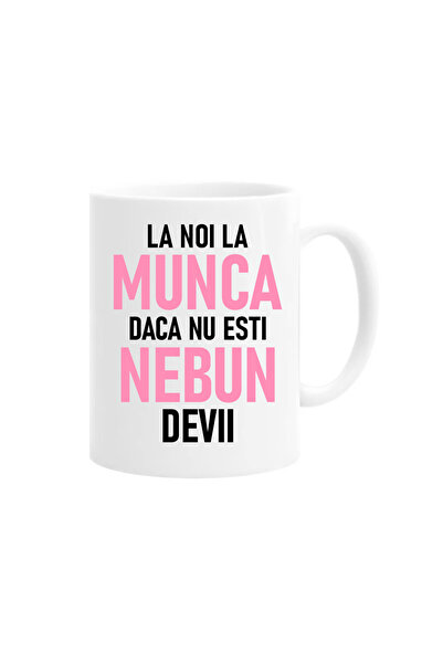 OEM Personalized white mug at work if you're not crazy you'll become, INOVATI...