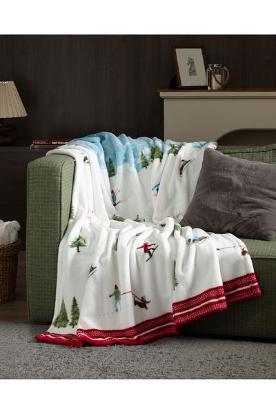 Madame Coco Wellsoft-Decke mit Neige-Print