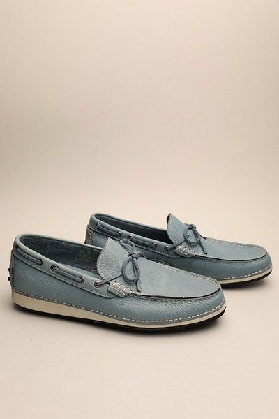 Gondol Loafer clasic pentru bărbați din piele naturală - Albastru 40 TTX.628