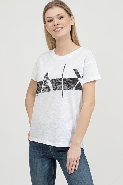 Armani Exchange Жіноча футболка з вирізом горловини