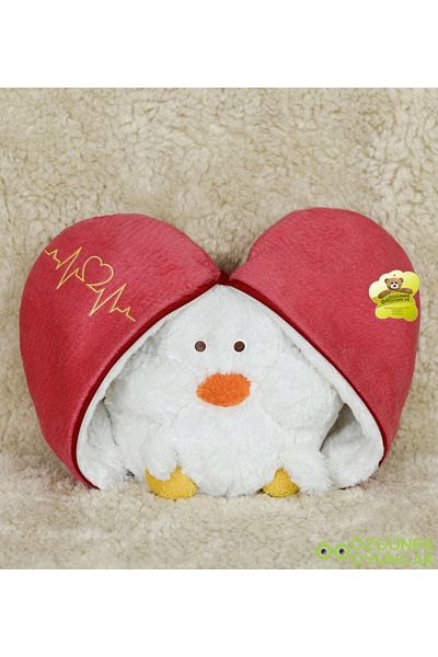 Pababo 50 Cm Plush Heart Chick with Surprise