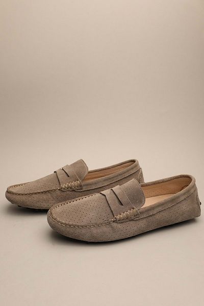 Gondol Loafer clasic din piele tehnică pentru bărbați Mink 41 ttx.641