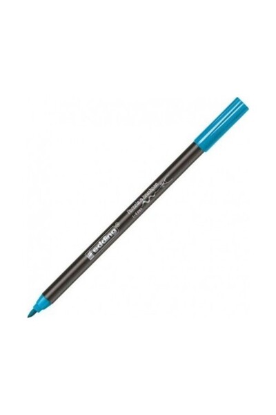 Edding قلم فرشاة بورسلين قلم بورسلين أزرق سماوي / 010