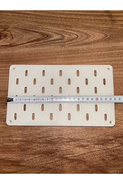 Atlas Lab SKADIS Tarzı Pegboard - Modüler Delikli Organizasyon Panosu 14x24 cm 3D Baskı