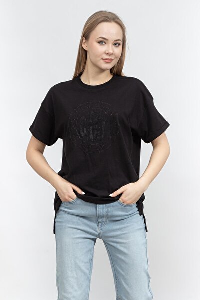 Dkny Kadın Bisiklet Yaka T-Shirt