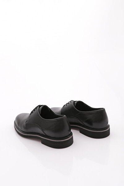 DGN Чоловічі повсякденні черевики з натуральної шкіри, чорні Analin 82121123210