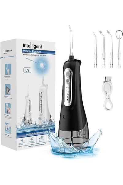 fulina Nine-mode flosser, IPX7 waterproof, for home and travel, for teeth, braces