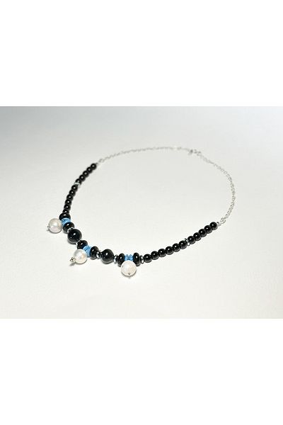 Skygo Cross Pearl Necklace