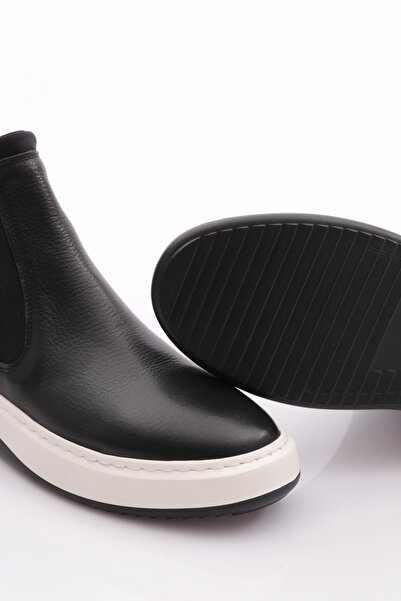 DGN Erkek Bot Hakiki Deri Siyah Floater 3527523210