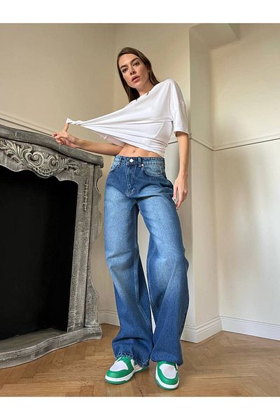 RockMore PANTALONI Y2K RECYCLED BAGGY JEAN