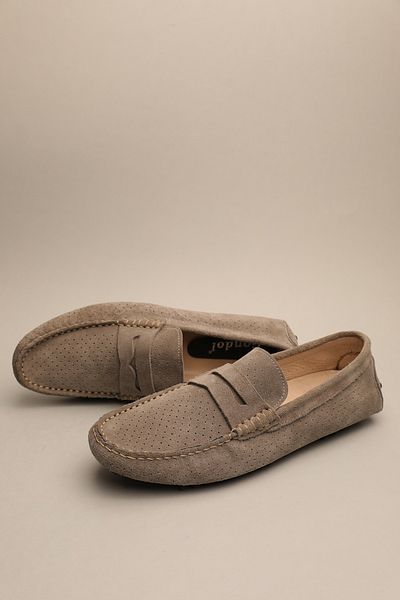 Gondol Loafer clasic din piele tehnică pentru bărbați Mink 41 ttx.641