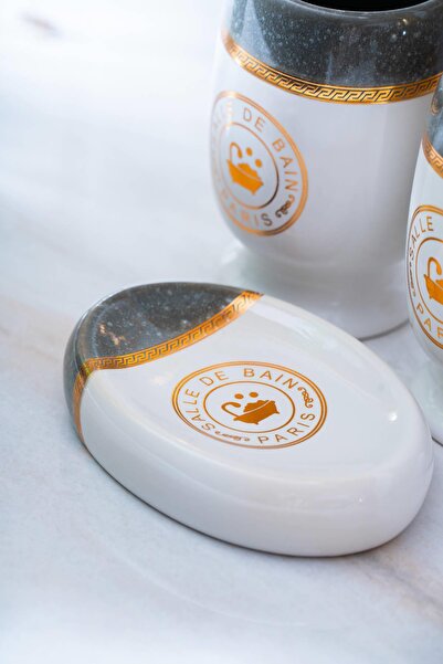 ACAR Σετ μπάνιου Jardin 3 τεμαχίων - Γκρι