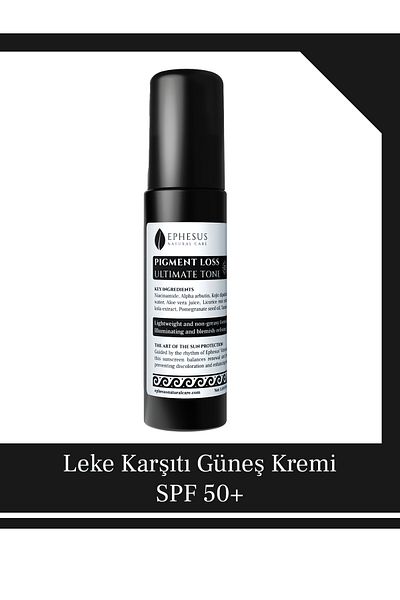 Ephesus Natural Care Pigment Loss Ultimate Tone Spf 50+ |   Anti-Blemish Sunscreen