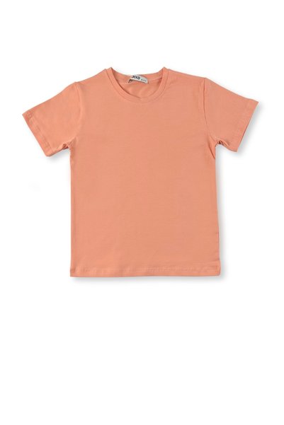 MK Mukko Kids Children's T-Shirt - Girls' and Boys' Set of 3 Basic Design Plain Short Sleeve Top T-Shirt