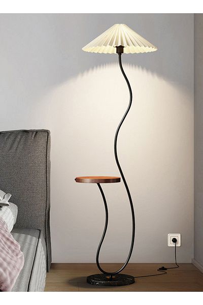 sharpdo LED Pleated Floor Lamp In Living Room