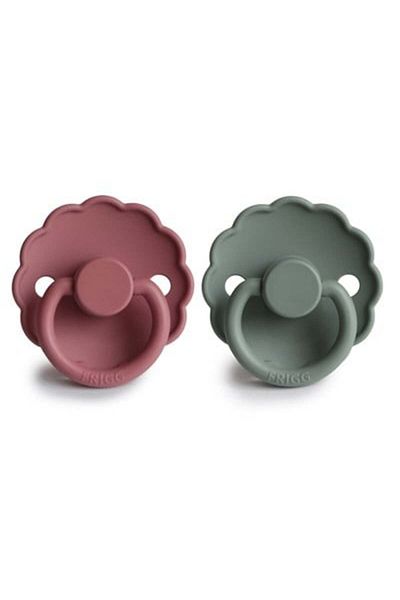 Frigg Daisy Double Silicone Pacifier - Tozoş/Spring 0-6 Months