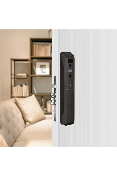 Emaks Prime Akıllı Kilit Galaxy30 Kamerali, Parmaz Izi, Şifre, Kart, Iç Kilit