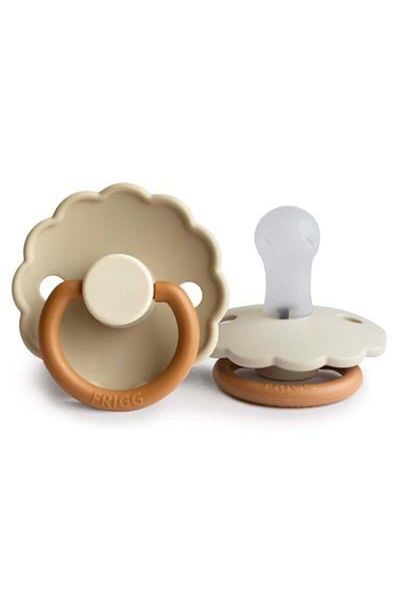 Frigg Daisy 0-6 Months Silicone Pacifier - Desert