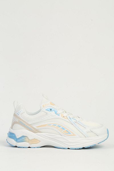 Pierre Cardin White Blue Women's Sports Shoes Pci-11369
