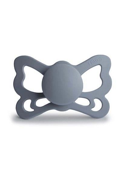 Frigg Butterfly Silicone Pacifier - Great Gray 6-18 Months