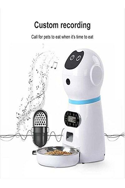 COOYA Automatic Pet Feeder, Portion Control, Programmable Timer, Up to 4 Meals per Day, For Dogs and Cats