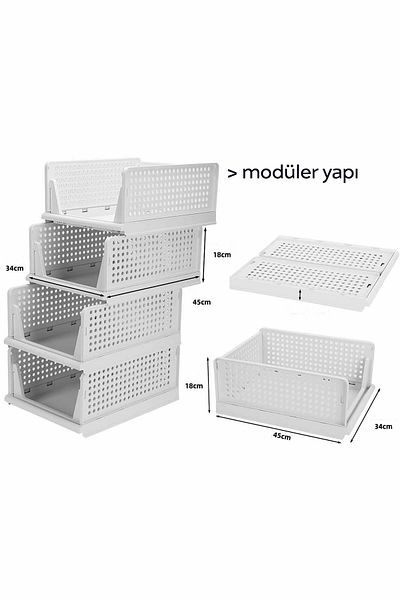 ARVALE 6 Pieces Rail Clothes Organizer - Kitchen Bathroom Organizing Storage Can Be Superimposed
