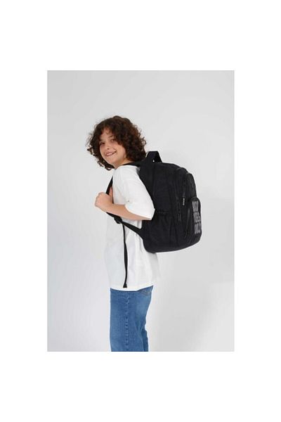 KAUKKO Rucsac negru Crazy - K1677
