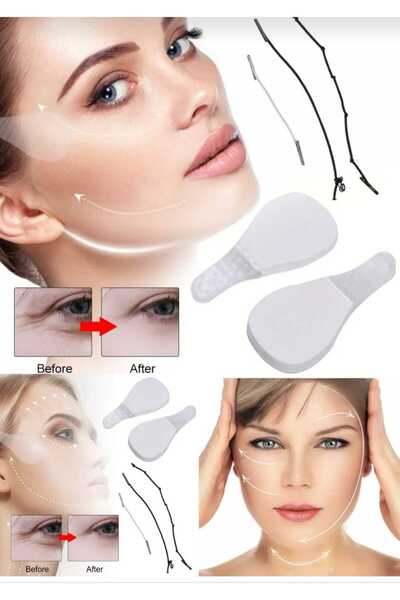 Dalian Home 40 Adet İpli Yüz-kaş-göz-boyun Germe Bantı İpli Vücut Gerdirme Ba...