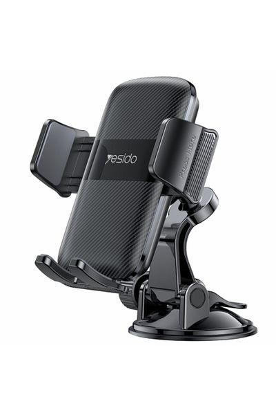 Yesido C175 Mini Suction Cup Type Mechanical Phone Clip Car Holder