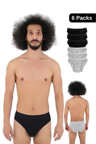 CNT Men's Slip Panties Boxer Waist Lycra in 6-Piece Premium Box