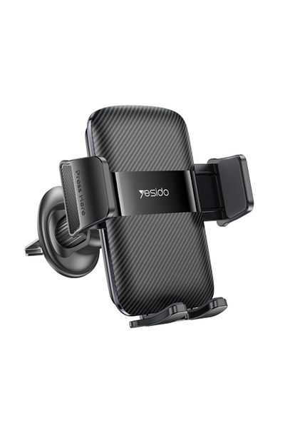 Yesido C251 Car Air Outlet Gravity Clamp Mobile Phone Holder(Black)