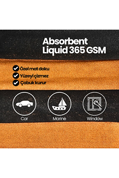 Liquid 365 GSM 40x40 Temizlik Bezi 4' lü Paket