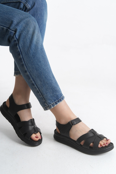 Solo Bag Del'Solera Daily Anatomical Orthopedic Vegan Leather Comfortable Sole Women's Slippers Sandals