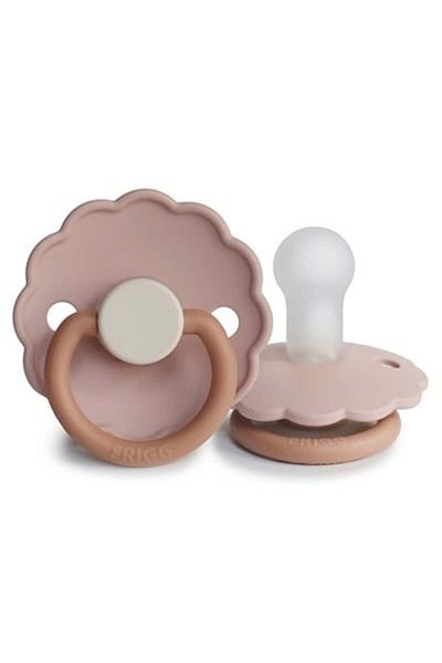 Frigg Daisy Silicone Pacifier - Biscuit 0-6 Months