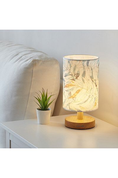 sharpdo LED Night light Bedroom Lamp Table Lamp wooden base Autumn Maple