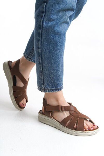 Solo Bag Del'Solera Daily Anatomical Orthopedic Vegan Leather Comfortable Sole Women's Slippers Sandals