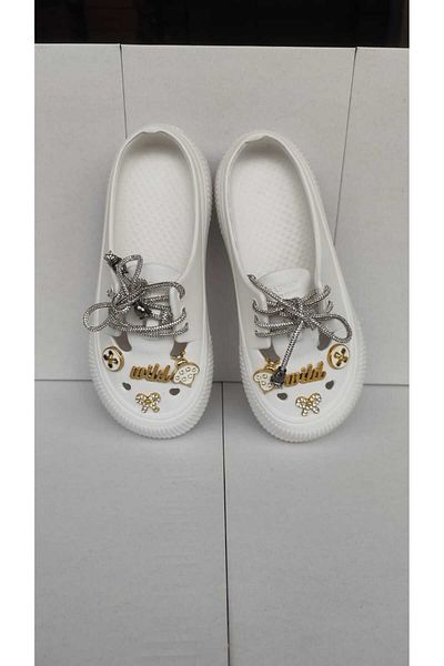 soElite Papuci de casă pentru femei, cu șnur în față, cu șireturi, cu figurine de piatră, acasă, birou, utilizare zilnică