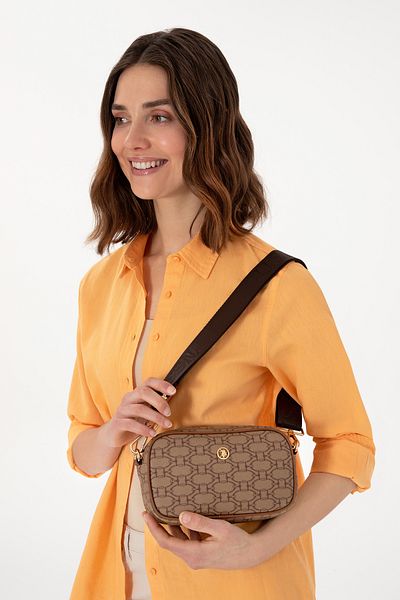 U.S. Polo Assn. Women's Dark Beige Crossbody Bag 50311547 -Vr088