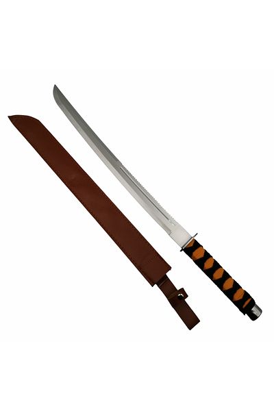 Depox Set de vânătoare IdeallStore®, sabie Ninja Path și set de trei cuțite de aruncat, oțel inoxidabil, negru