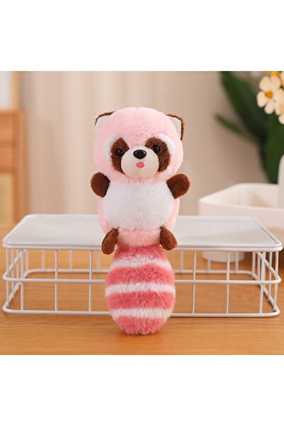 Choice دمية لعبة على شكل راكون لطيف وردية اللون، مقاس 20 سم، سلسلة مفاتيح، حق...