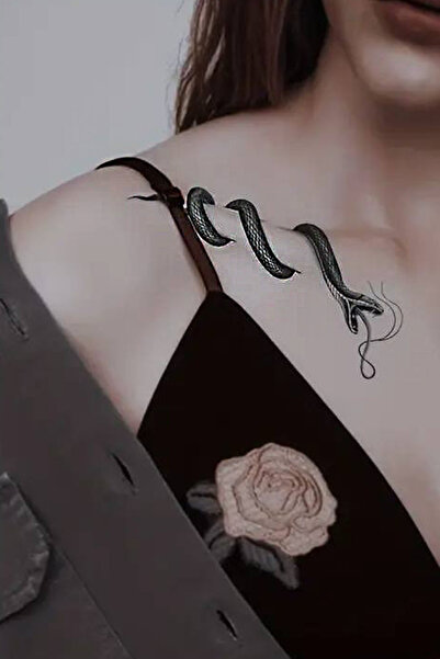 TAKIŞTIR Geçici Yılan Figürlü Mini Dövme Tattoo