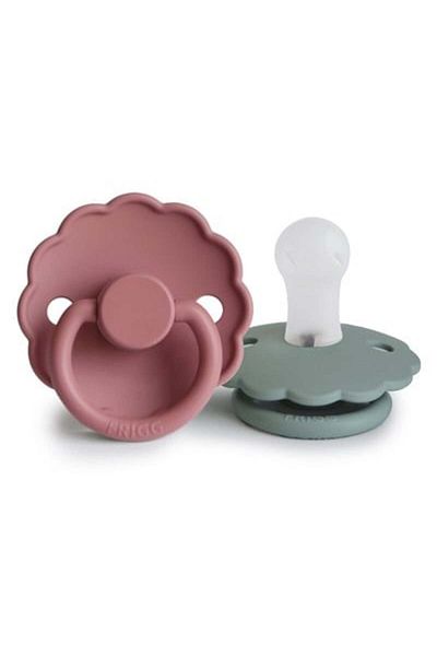 Frigg Daisy Double Silicone Pacifier - Tozoş/Spring 0-6 Months