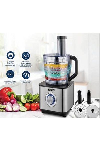 Kion Keon 8-in-1 Food Processor, 1000 Watts