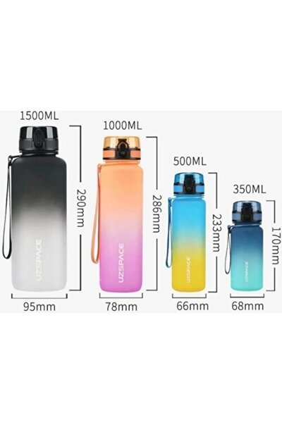 Vagon Life Uzspace 3056-4 Tritan Water Bottle 1500 ml Blue-Red