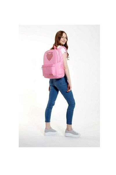 KAUKKO Print Backpack (PINK)krn-k1548