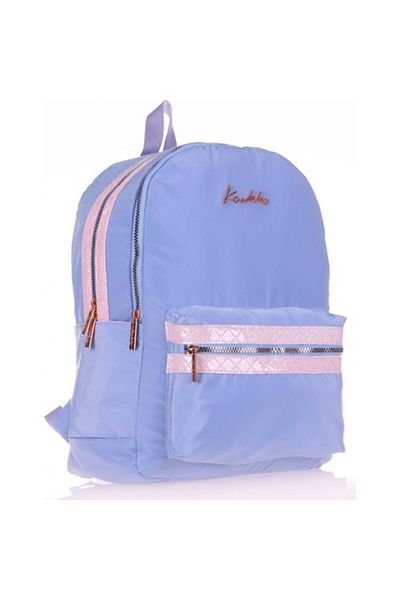 KAUKKO Rucsac Magic Gloss (ALBASTRU FLORAL)krn-k1586