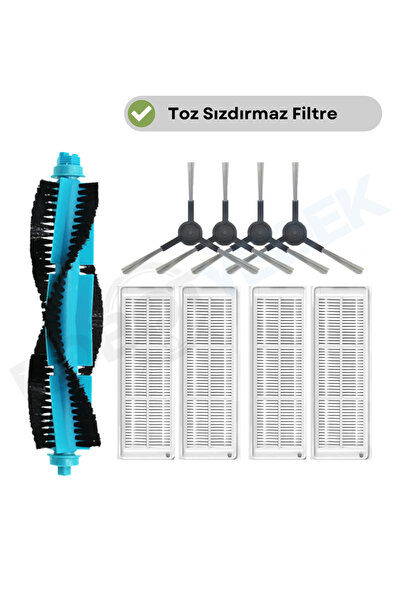 robotyedek Filtru Viomi V2 Pro Hepa și set de perii de schimb fără mop - 9 bu...